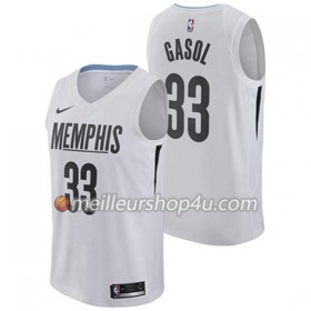 Maillot Basket Homme Memphis Grizzlies Marc Gasol 33 Nike City Edition Swingman